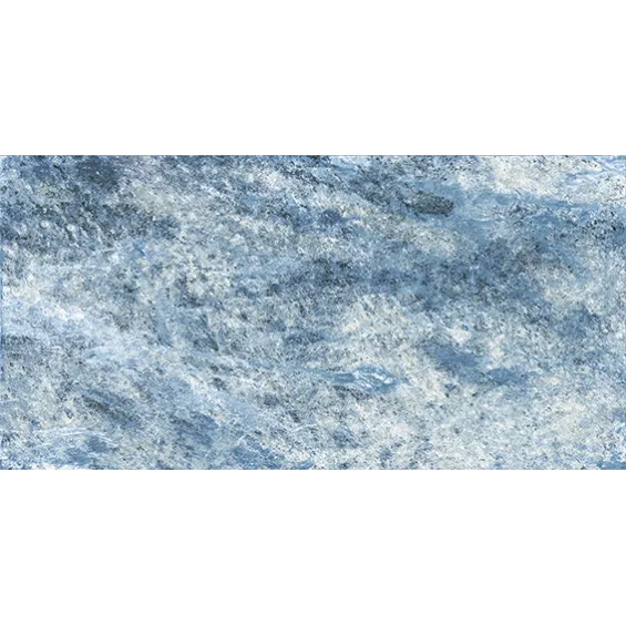  Carrelage sol extérieur effet pierre Pierre de Bali Météor mix bleu R11 30x60cm - Réflex Boutique