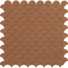  Mosaïque Ecaille Moka mat 31,5 x 31,5 cm - Réflex Boutique