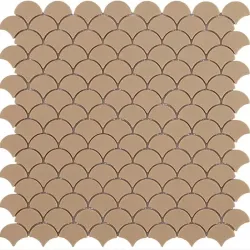  Mosaïque Ecaille Beige mat 31,5 x 31,5 cm - Réflex Boutique