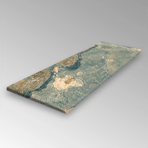 Margelle / plat de marche Pierre de Bali Météor vert Mix R11 30x120cm