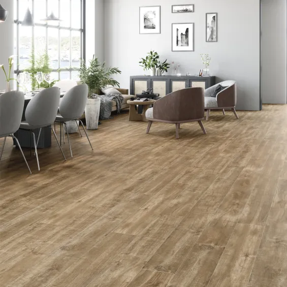  Carrelage sol imitation parquet Easy marron 20x120 cm - Réflex Boutique