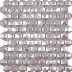  Mosaïque Diamant Hexagonal Nostalgique brillant 31,5 x 31,5 cm - Réflex Boutique