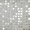  Mosaïque Clavier Blanc brillant brillant 31,5 x 31,5 cm - Réflex Boutique