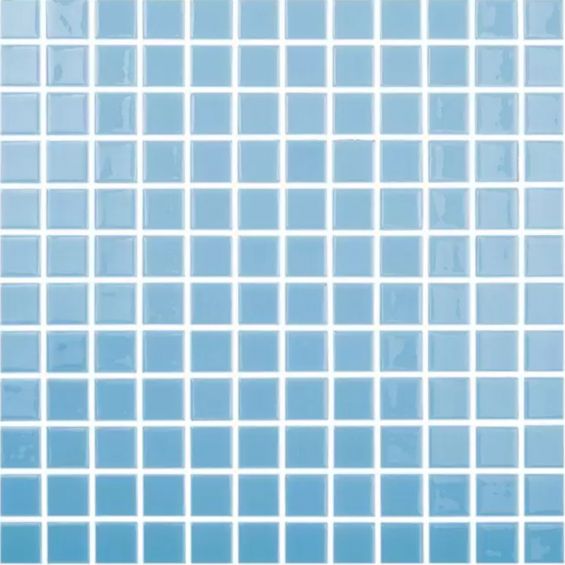Mosaïque Couleur Bleu clair 31,5 x 31,5 cm