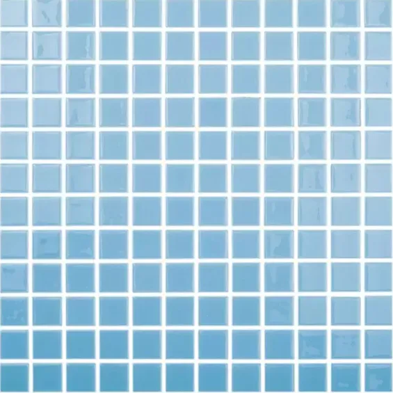  Mosaïque Couleur Bleu clair 31.5x31.5 cm - Réflex Boutique