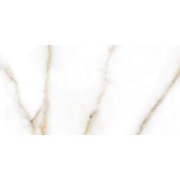 Carrelage sol brillant effet marbre Colisée or 60x120 cm