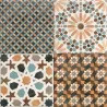 Carrelage sol effet carreaux de ciment Water mix 44x44 cm