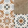 Carrelage sol effet carreaux de ciment Water mix 44x44 cm