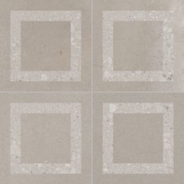 Carrelage sol traditionnel Cabane déco grège 33,15x33,15 cm