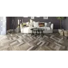  Carrelage parquet chevron Latte terre 70x40 cm - Réflex Boutique