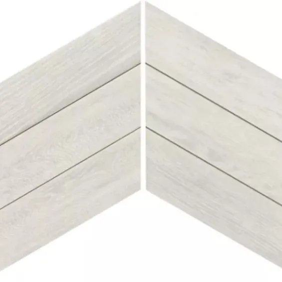  Carrelage parquet chevron Latte blanc 70x40 cm - Réflex Boutique