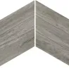 Carrelage sol imitation parquet chevron Latte graphite 70x40 cm