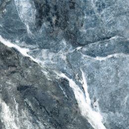 Carrelage sol poli effet marbre Récife Bleu 120x120 cm
