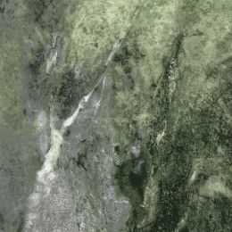Carrelage sol poli effet marbre Récife vert 120x120 cm