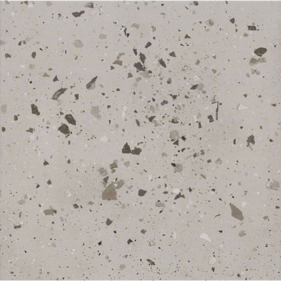 Dalle extérieur effet carreaux ciment Fragment gris R11 14 mm 32,9x32,9 cm