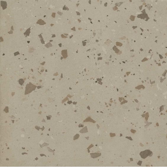 Dalle extérieur effet carreaux ciment Fragment beige R11 14 mm 32,9x32,9 cm