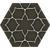  Carrelage sol hexagonal Bastille anthracite 28.5x33 cm - Réflex Boutique