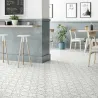  Carrelage sol hexagonal Beaumarchais perle 28.5x33 cm - Réflex Boutique