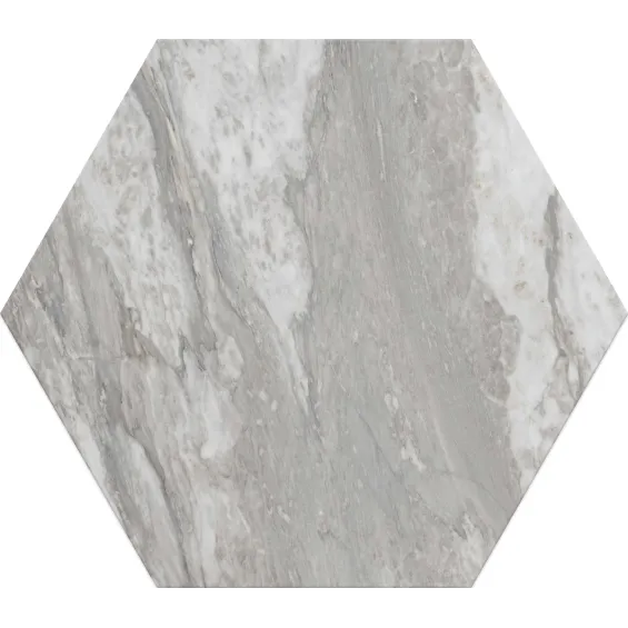  Carrelage sol hexagonal Caprice gris 28.5x33 cm - Réflex Boutique