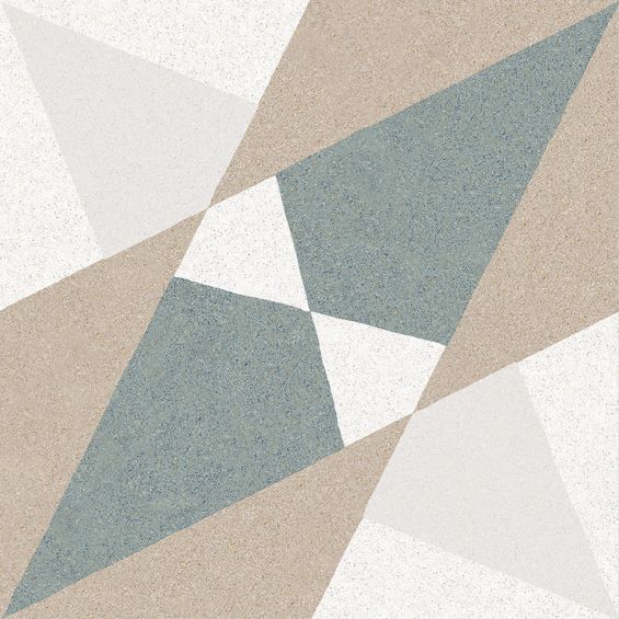 Carrelage sol effet carreaux de ciment Paris beige 16,5x16,5 cm
