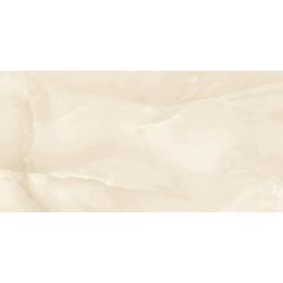 Carrelage sol poli Agate crème 30x60 cm