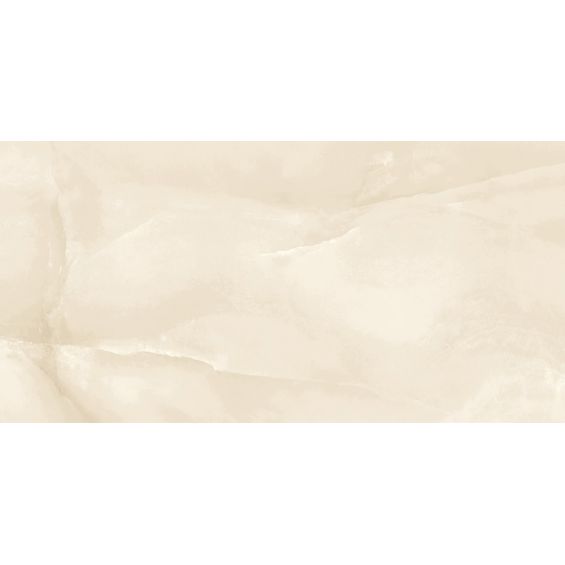 Carrelage sol poli Agatecrème30x60 cm