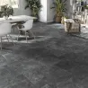  Carrelage sol effet pierre Provenza anthracite multi-format - Réflex Boutique