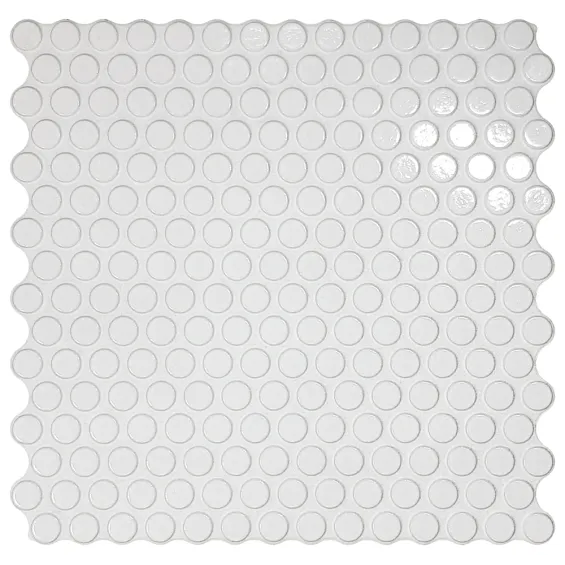  Carrelage mur moderne Points blanc 31x31 cm - Réflex Boutique