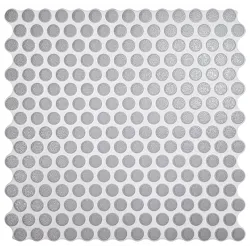  Carrelage mur moderne Points gris clair 31x31 cm - Réflex Boutique