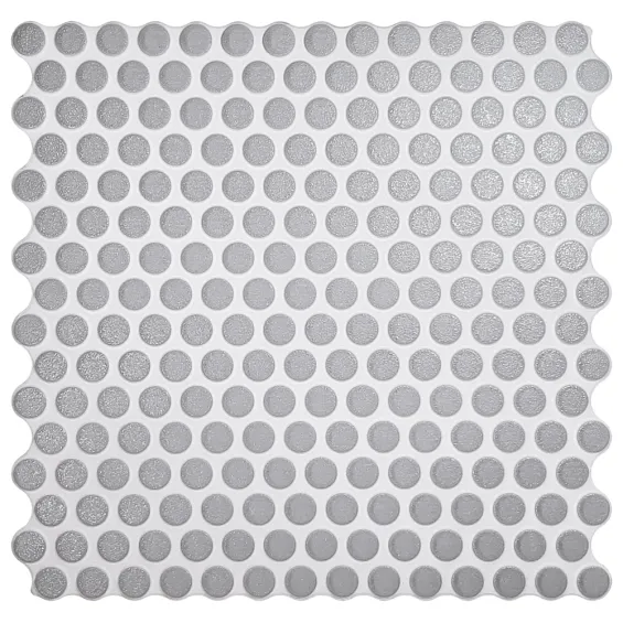  Carrelage mur moderne Points gris clair 31x31 cm - Réflex Boutique