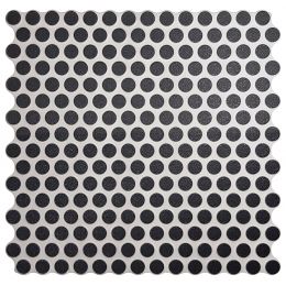 Carrelage mur moderne Points noir 31x31 cm