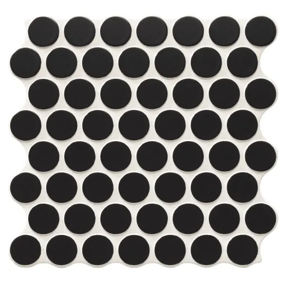  Carrelage mur moderne Points noir charbon 31x31 cm - Réflex Boutique