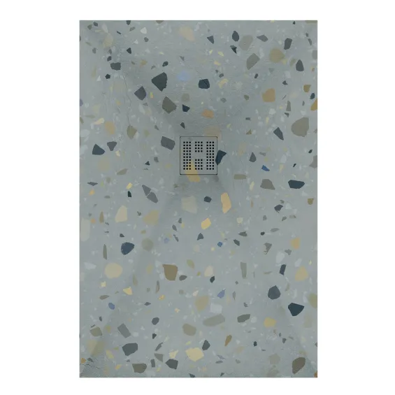  Receveur Terrazzo Gris antidérapant extraplat - Réflex Boutique