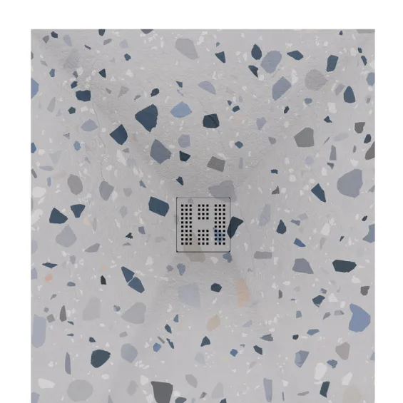  Receveur Terrazzo Perle antidérapant extraplat - Réflex Boutique