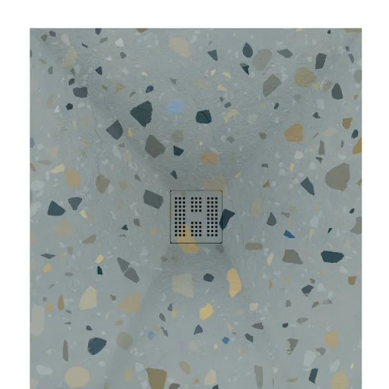  Receveur Terrazzo Gris antidérapant extraplat - Réflex Boutique