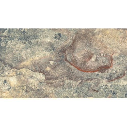Carrelage sol extérieur Canggu effet Pierre de Bali beige R11 33x60cm
