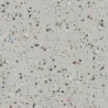 Carrelage sol et mur effet Terrazzo poli Gemme gris 120x120 cm - Réflex Boutique