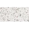 Carrelage sol et mur effet Terrazzo poli Gemme blanc 60x120 cm - Réflex Boutique