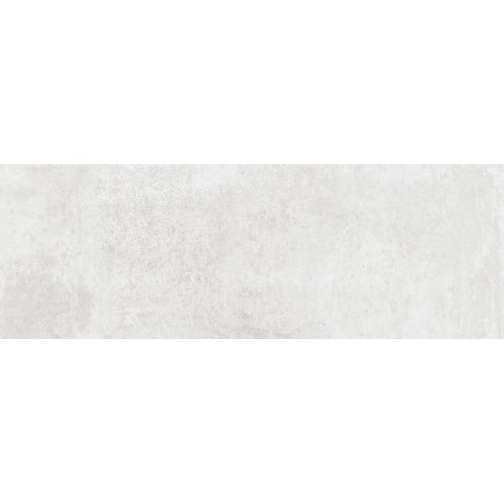 Carrelage mur effet metal Acier blanc 30x90 cm
