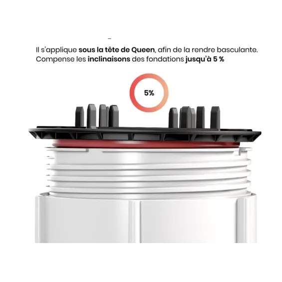 Plots Queen à clé autonivelant 375/575 mm (25 pièces) DPS - Réflex Boutique