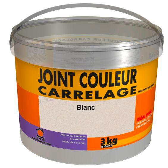 Joint fin blanc carrelage 3kg