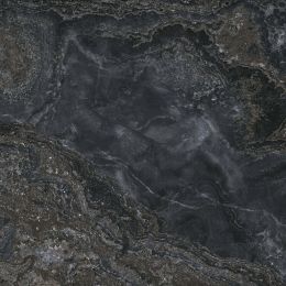 Carrelage sol et mur effet Marbre poli Bijoux noir 120x120 cm