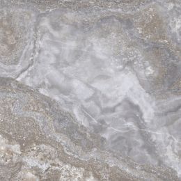 Carrelage sol et mur effet Marbre poli Bijoux gris 120x120 cm