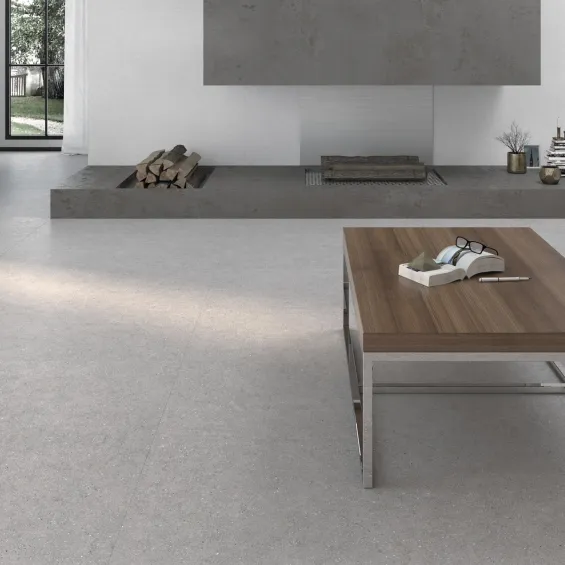  Carrelage sol effet pierre naturelle Grain gris 60x60 cm - Réflex Boutique