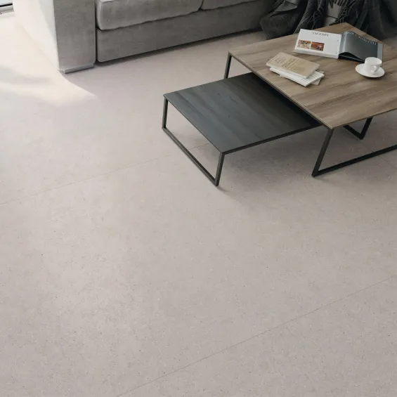  Carrelage sol effet pierre naturelle Grain crème 60x60 cm - Réflex Boutique