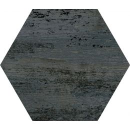 Carrelage sol hexagonal Lublin noir 22*25 cm