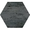  Carrelage sol hexagonal Lublin noir 22x25 cm - Réflex Boutique