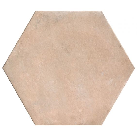 Carrelage sol Hexagonal traditionnel Pilotta Roséhex 56x48,5 cm