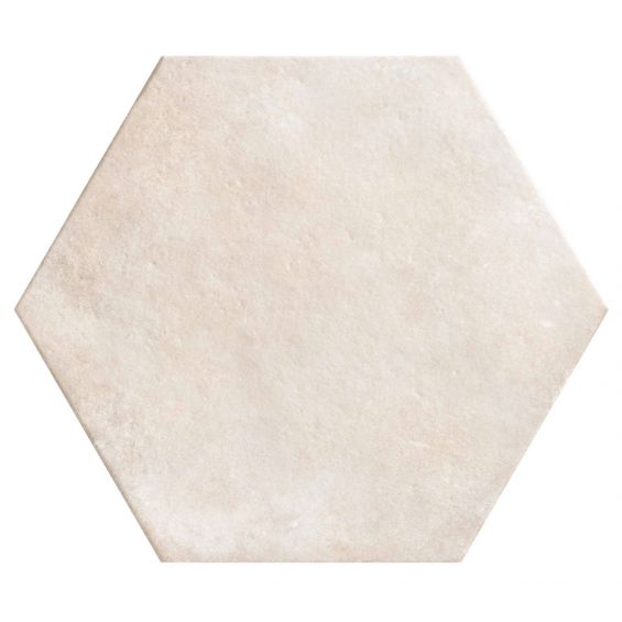 Carrelage sol Hexagonal traditionnel Pilotta beige 56x48,5 cm