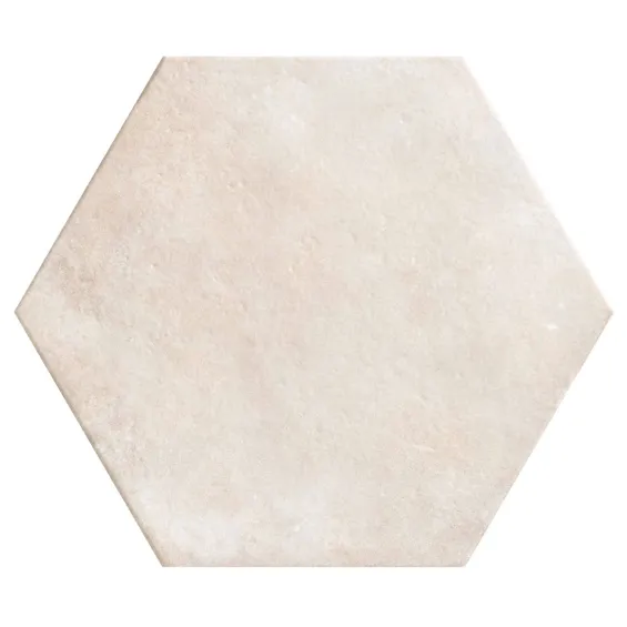 Carrelage sol Hexagonal traditionnel Pilotta beige 56x48,5 cm - Réflex Boutique